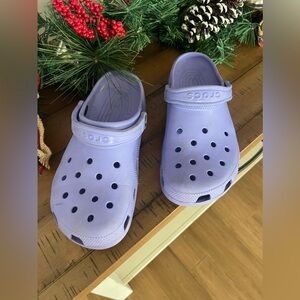Purple Crocs